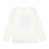 MONNALISA shirt girocollo tinta unita cn stampa frozen Bianco per Neonata 19D610N BIANCO MONNALISA 