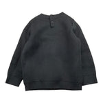 CALVIN KLEIN felpa girocollo tinta unita con stampa Nero per Neonato N00234 NERO CALVIN KLEIN 