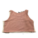 Bamboom+Babies Solid Color Top with Pink Embroidery for Baby Girl