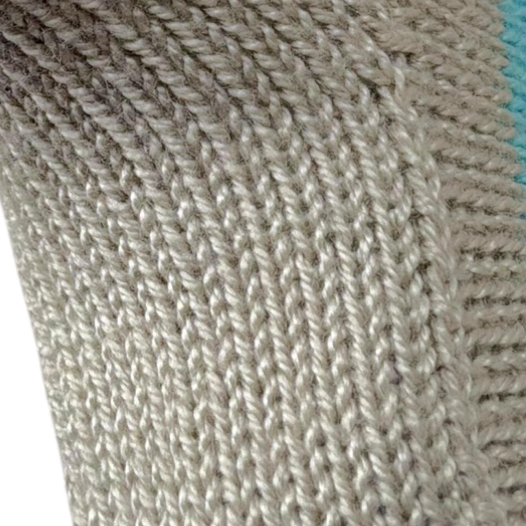 Juliana Babbucce Tricolore con Fantasia A Righe Azzurro per Neonato 25250 AZZURRO JULIANA 