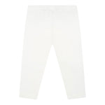 Moschino Leggins Tinta Unita con Stampa per Neonata MEP032L BIANCO MOSCHINO 