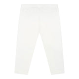 Moschino Leggins Tinta Unita con Stampa per Neonata MEP032L BIANCO MOSCHINO 
