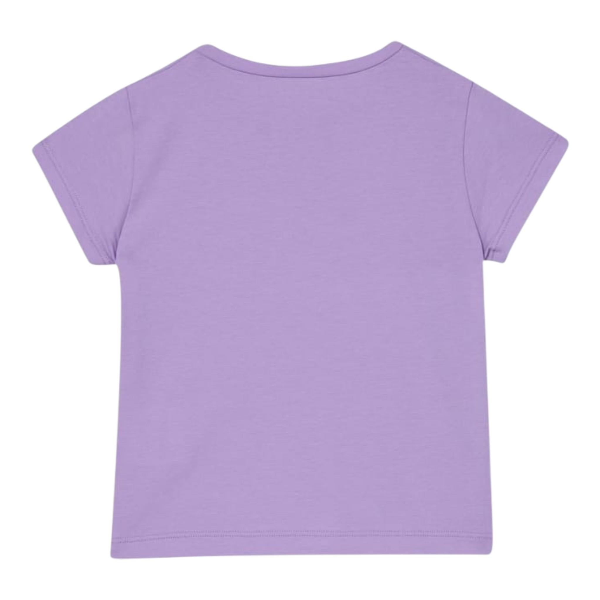 Liu Jo T-Shirt Tinta Unita con Brillantini per Neonata KA5095NX LILLA LIU JO 