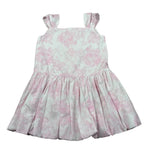 M+E' Abito Giromanica Tinta Unita Stampa Fantasia per Neonata UE1819 BIANCO M+E' 