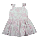 M+E' Abito Giromanica Tinta Unita Stampa Fantasia per Neonata UE1819 BIANCO M+E' 