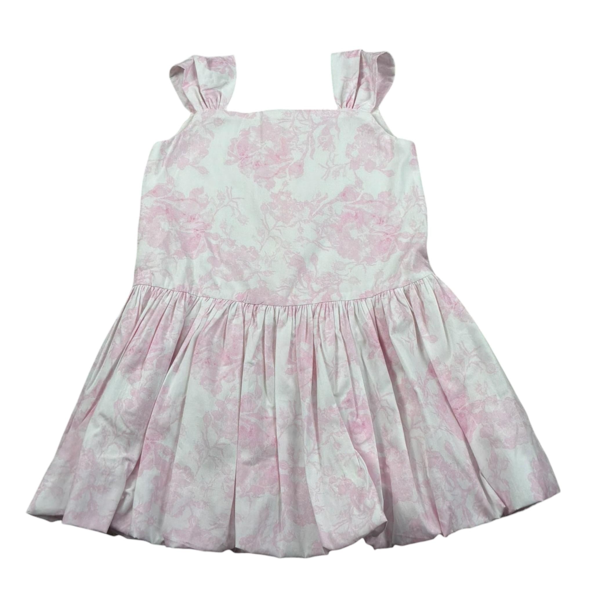 M+E' Abito Giromanica Tinta Unita Stampa Fantasia per Neonata UE1819 BIANCO M+E' 