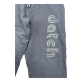 Datch Solid Color Tracksuit Pants With Elastic Waist Black For Boys