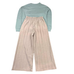 MAYORAL completo 2 pezzi felpa-pantalone bicolore Verde/beige per Bambina 4551 VERDE/BEIGE MAYORAL 