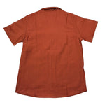 Mood_One Camicia Mezza Manica Tinta Unita per Bambino 3019 RUGGINE MOOD_ONE 