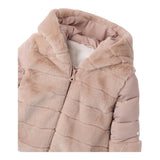 MINI BANDA giubbino tinta unita con zip e cappuccio Beige per Neonata 3A783XX BEIGE MINI BANDA 