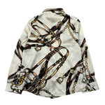 Daniele Alessandrini Camicia Manica Lunga Tinta Unita Stampa Fantasia per Bambino 1235C00117 BEIGE DANIELE ALESSANDRINI 