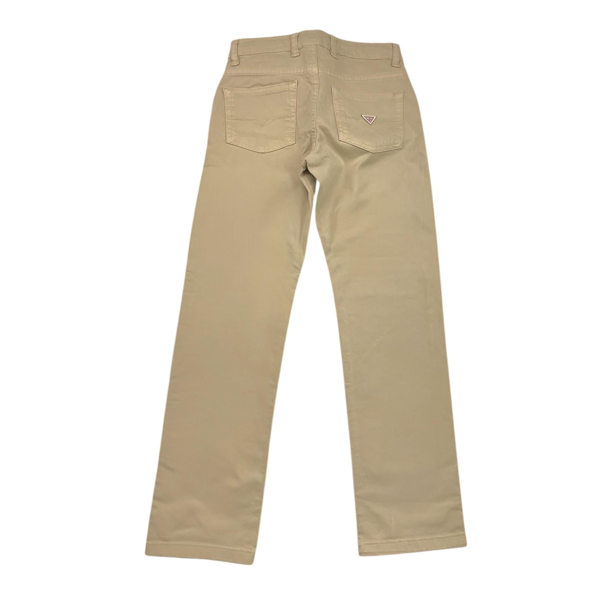 GUESS pantalone tinta unita con girovita regolabile Beige per Bambino N3BB03WFPMA BEIGE GUESS 