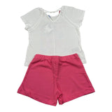 Mayoral Completo 2 Pezzi T-Shirt-Short Bianco per Bambina 32133X BIANCO MAYORAL 