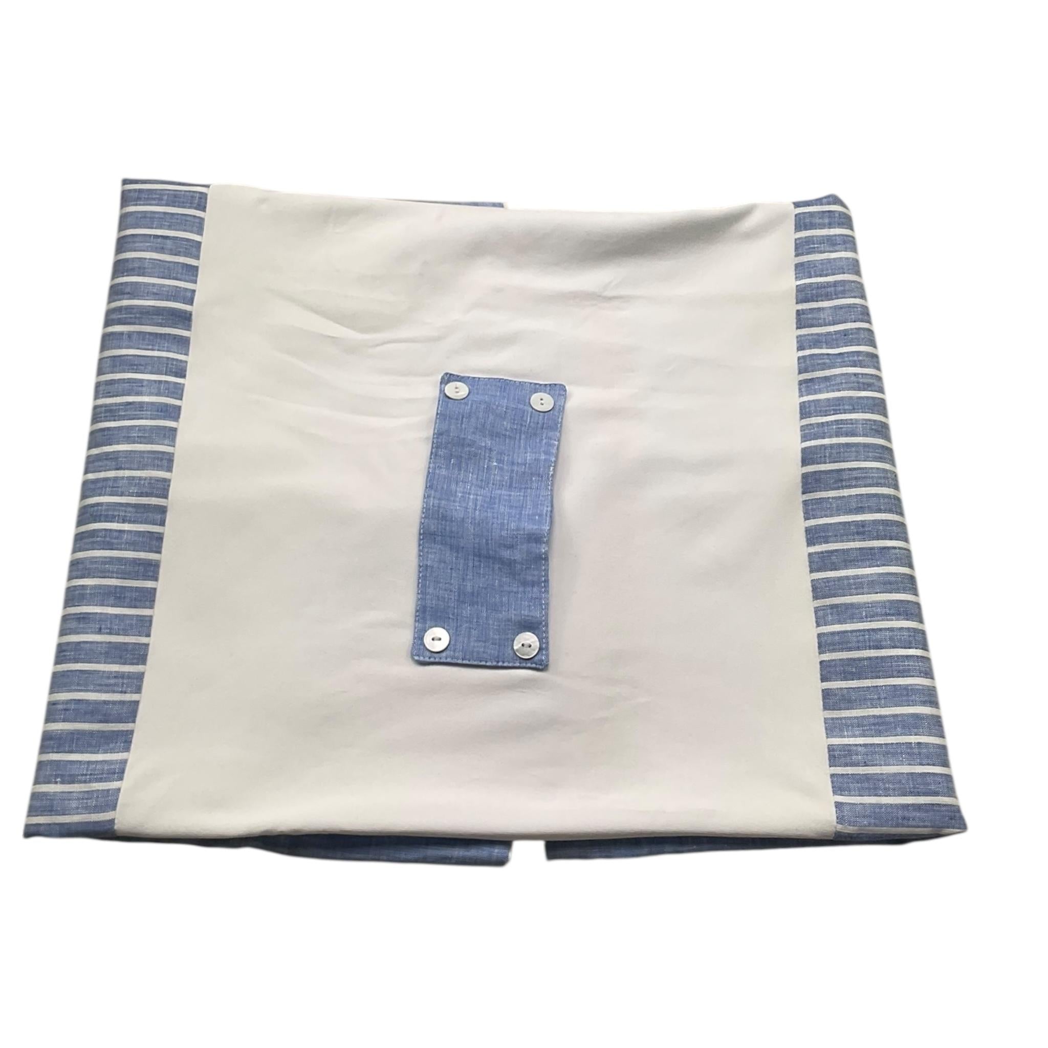 I Delfi Coperta Tinta Unita con Fantasia per Neonato 25P5275 BIANCO I DELFI 