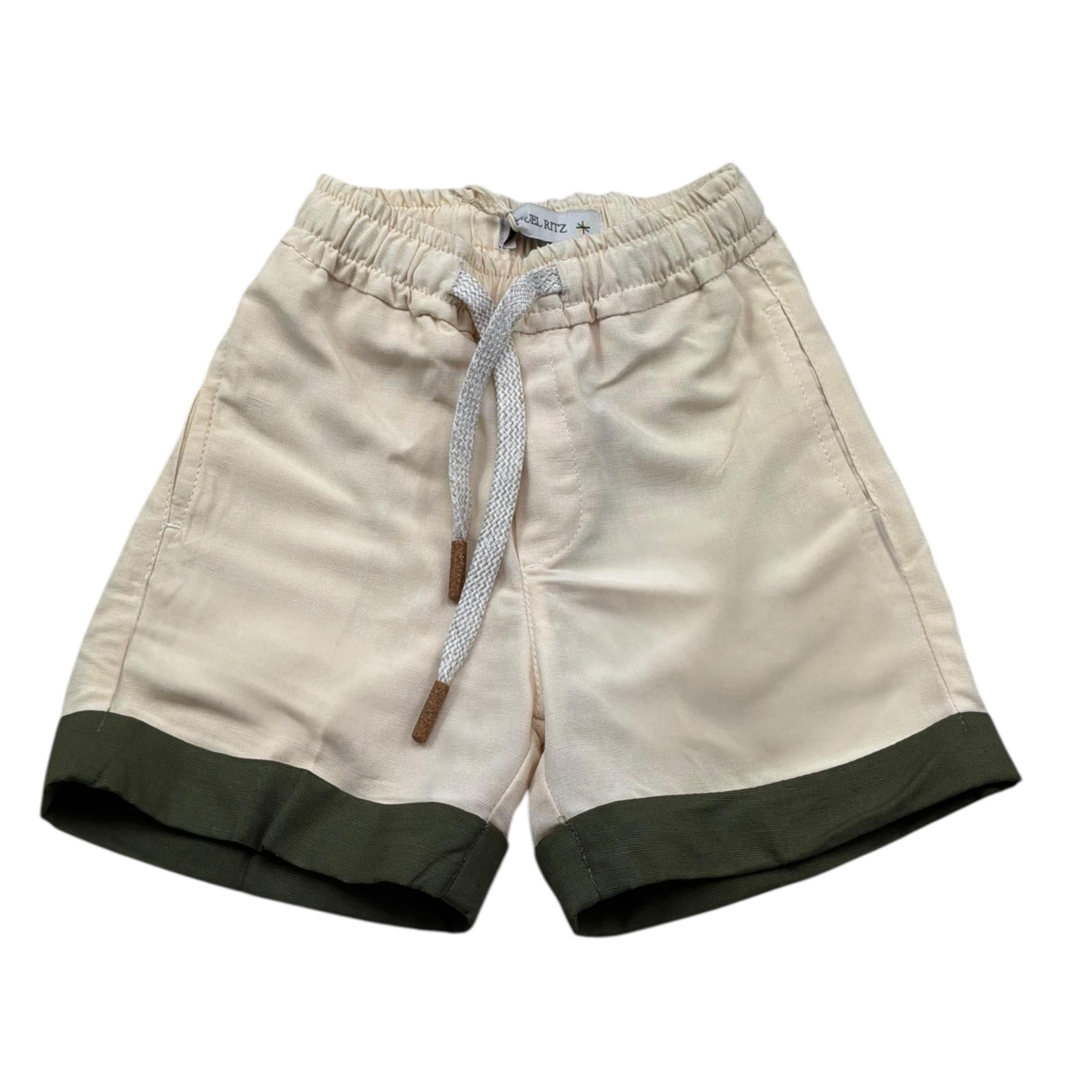 Manuel Ritz Completo 2 Pezzi Camicia-Bermuda per Neonato MR315 SABBIA MANUEL RITZ 