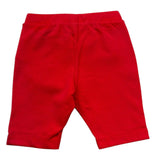 Moschino Leggins Tinta Unita con Logo per Neonata MDP03J ROSSO MOSCHINO 