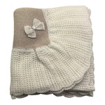 PAZ RODRIGUEZ coperta tinta unita con ricami Bianco per Neonata 2682882 BIANCO PAZ RODRIGUEZ 