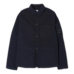 C.P. Company Giubbino In Denim Tinta Unita con Bottoni per Bambino CUA000L BLU C.P. COMPANY 