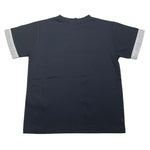 Paolo Pecora T-Shirt Girocollo Tinta Unita con Maniche In Contrasto per Bambino PP4050 BLU PAOLO PECORA 