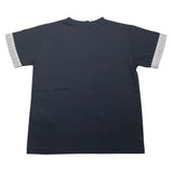 Paolo Pecora T-Shirt Girocollo Tinta Unita con Maniche In Contrasto per Bambino PP4050 BLU PAOLO PECORA 