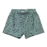 Chicco Short Solid Color With Green Hearts Print For Newborn