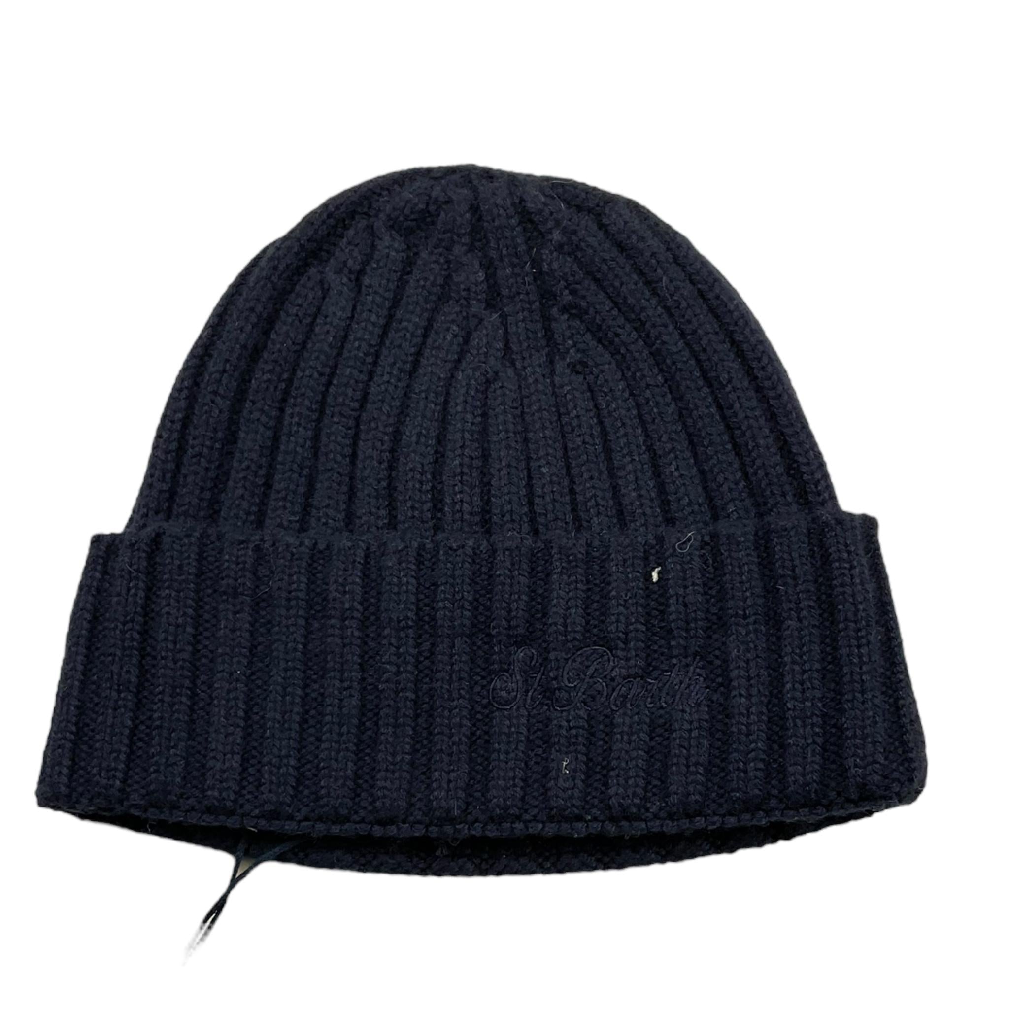 SAINT BARTH cappello tinta unita con logo Blu per Bambino WENGEN BLU SAINT BARTH 