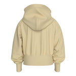 CALVIN KLEIN felpa tinta unita con zip e cappuccio Beige per Bambina IG0IG02541 BEIGE CALVIN KLEIN 
