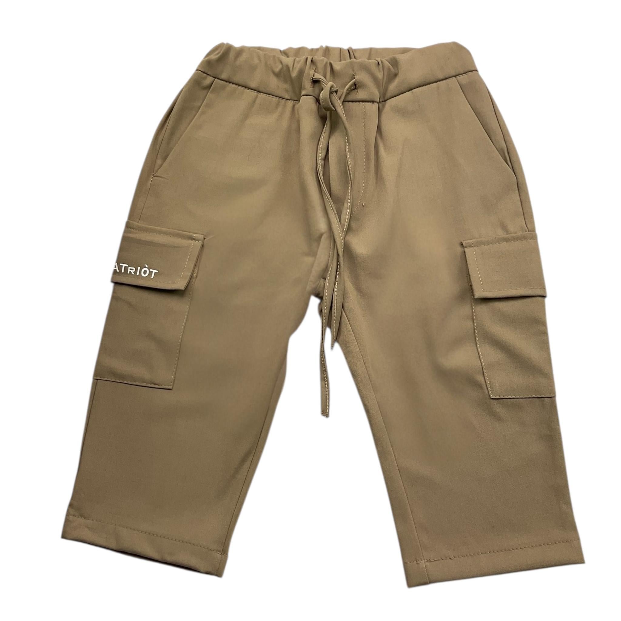 PATRIOT pantalone tinta unita con elastico in vita Beige per Neonato PA0051N BEIGE PATRIOT 