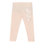 Guess Leggins Tinta Unita con Logo per Bambina K5RB02J1314J ROSA GUESS 