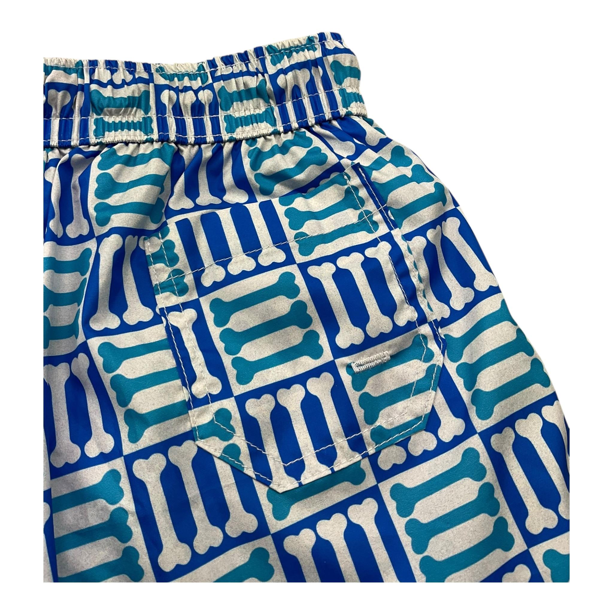 Island Coco Costume Tinta Unita Stampa Fantasia per Bambino ICJ95000 BLU ISLAND COCO 