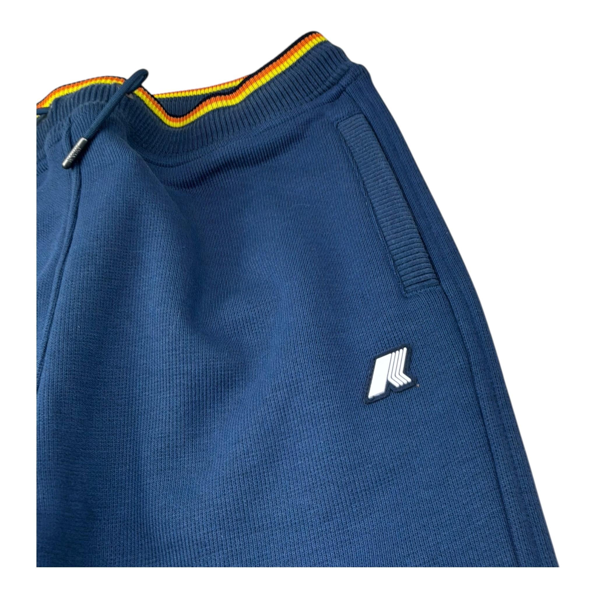 K-Way Pantalone Tinta Unita con Logo per Bambino K4146CW BLU K-WAY 