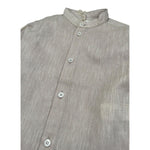 Pure Firenze Camicia Manica Lunga Collo Coreano tinta unita Beige per Neonato PC03176X BEIGE PURE FIRENZE 