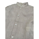Pure Firenze Camicia Manica Lunga Collo Coreano tinta unita Beige per Neonato PC03176X BEIGE PURE FIRENZE 