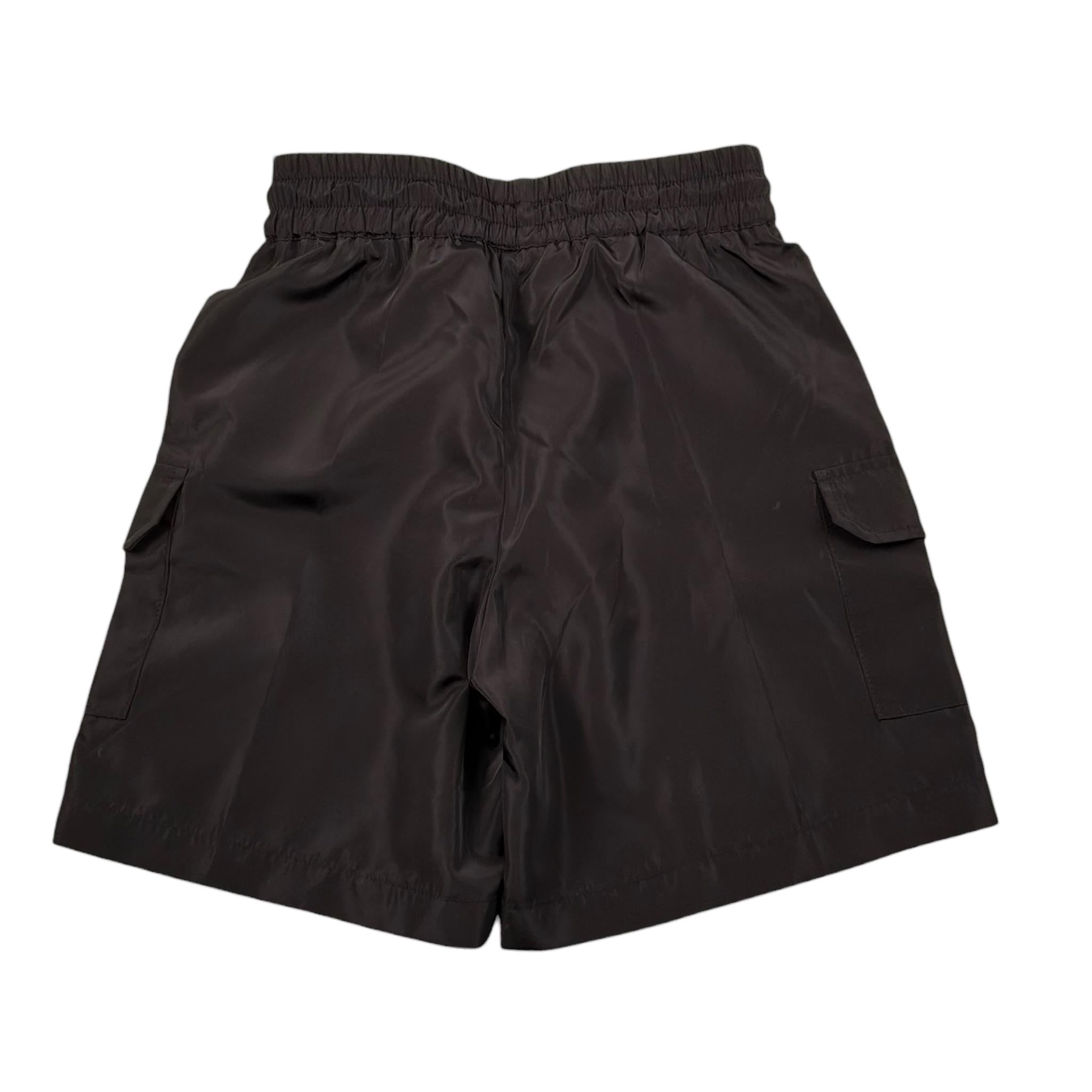 John Richmond Bermuda Tinta Unita con Elastico In Vita per Bambino RBP25047BE NERO JOHN RICHMOND 