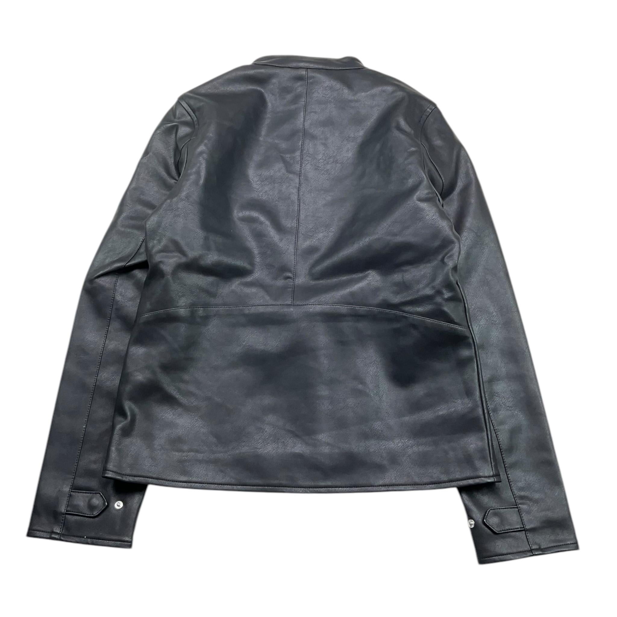 Cesare Paciotti Giubbino In Ecopelle Tinta Unita Con Zip Nero Per Bambino GBP4153J NERO CESARE PACIOTTI 