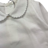 BABIDU body tinta unita con colletto Bianco per Neonata BDAZ BIANCO BABIDU 