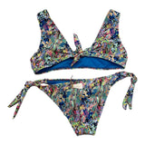 Cotazur 2 Piece Costume Top-Panties Multicolor Fantasy Print For Girls