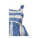 Le Bebe Camicia Giromanica Fantasia A Righe per Neonata LBG6430 BIANCO/AZZURRO LE BEBE 