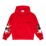 Iceberg Felpa Tinta Unita con Cappuccio E Stampa per Bambino MFICE5105J ROSSO ICEBERG 