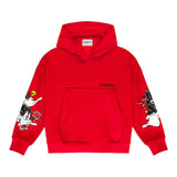 Iceberg Felpa Tinta Unita con Cappuccio E Stampa per Bambino MFICE5105J ROSSO ICEBERG 