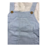 Babidu 2 Piece Set Shirt-Dungarees Blue For Newborn