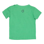 Trussardi T-Shirt Girocollo Tinta Unita con Logo per Neonato TIP24069TSX VERDE TRUSSARDI 