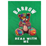Barrow Kids T-Shirt Girocollo tinta unita con Stampa Verde per Bambino F4BKJUTH074 VERDE BARROW KIDS 