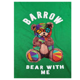 Barrow Kids T-Shirt Girocollo tinta unita con Stampa Verde per Bambino F4BKJUTH074 VERDE BARROW KIDS 