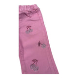 Liu Jo Pantalone Tinta Unita con Elastic In Vita E Brillantini per Neonata HA5070X ROSA LIU JO 