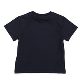 Fay T-Shirt Girocollo Tinta Unita con Loghi per Neonato 5Q8421 BLU FAY 