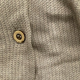 Bamboom+Babies Solid Color Button Up Hooded Cardigan Sand for Newborns