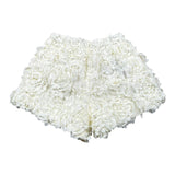 Dou Dou Short Tinta Unita con Applicazioni per Bambina DW6A99X PANNA DOU DOU 