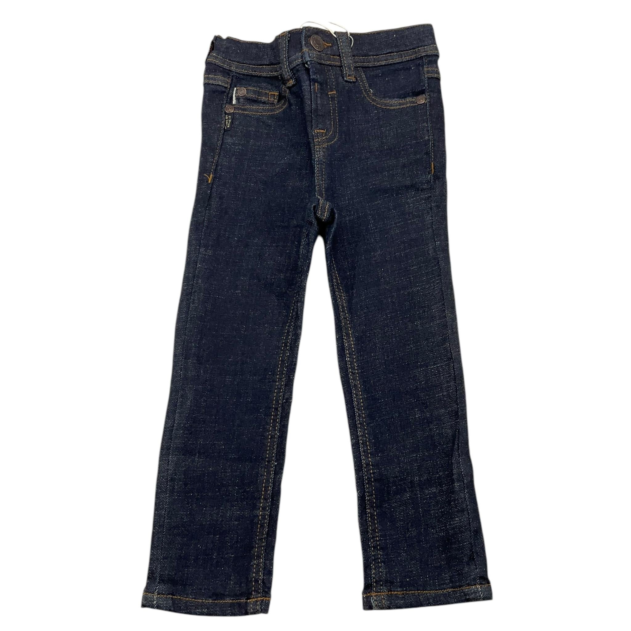 NAME.IT jeans tinta unita con girovita regolabile Blu per Bambino 13235409 BLU NAME.IT 