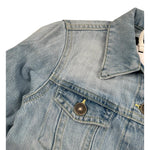 Dondup Giubbino Tinta Unita In Denim per Bambina DFGB013 AZZURRO DONDUP 